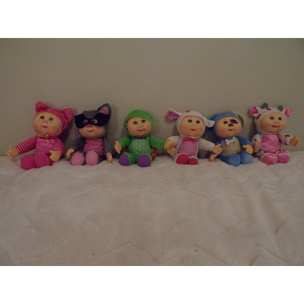 Lot of 6 CPK 10" Cabbage Patch Kids Cuties